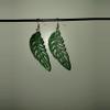 plant/Wooden Bohemian earrings-2-thumbnail