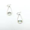 plant/Handmade natural blue topaz, natural peridot, gold-filled metal earrings-0-thumbnail