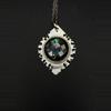 plant/Labradorite Sterling Silver Pendant Necklace: Modern Baroque Handmade Jewelry-2-thumbnail