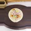 plant/White Opaline and floral enamel painted casket box-2-thumbnail