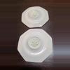 plant/Vintage Ironstone Cream 4.5" Saucers Pair of 2-1-thumbnail