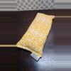 plant/Handmade Small Rice Hot/ Cold Comfort Pack 8"x3.5" (EXACT Item) Yellow and Cream-1-thumbnail