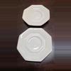 plant/Vintage Ironstone Cream 4.5" Saucers Pair of 2-0-thumbnail