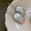 plant/S925 big square earrings accessories no pearls including-0-thumbnail