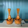 plant/Turned Wood Candlestick Set-0-thumbnail