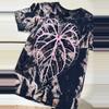 plant/Small Black Bleached Ghost anthurium tee - ready to ship-0-thumbnail