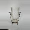 plant/Antique Cut Crystal and Bronze Vase-1-thumbnail