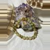 plant/Green Grossular Garnet Stretch Bracelet-0-thumbnail