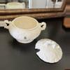 plant/White Ceramic Lidded Tureen – Hobbyist Piece (Dated 11/9/65)-1-thumbnail