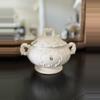 plant/White Ceramic Lidded Tureen – Hobbyist Piece (Dated 11/9/65)-0-thumbnail