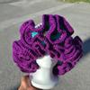 plant/Teal & Purple Blo$$om Crochet Ruffled Hat - Slay’d Studio-0-thumbnail