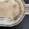 plant/Black and White Ironstone Plate | Scalloped Edge-1-thumbnail