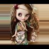 plant/Labubu garden fairy custom blythe doll w sparkling hair & eyes-3-thumbnail