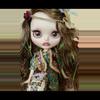 plant/Labubu garden fairy custom blythe doll w sparkling hair & eyes-6-thumbnail