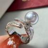 plant/18 k gold cover fashion ring accessory no pearl including -0-thumbnail