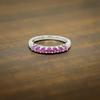plant/Lab Created Pink Sapphire and Diamond Ring in 925 Sterling Silver-0-thumbnail