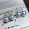 plant/The light blue pearls earring with S925-2-thumbnail
