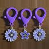 plant/Purple flower stitch markers-0-thumbnail