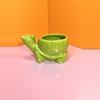 plant/Mini Ceramic Turtle Cache Pot | Green-4-thumbnail