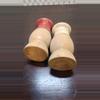 plant/Vintage Wooden 5" Man And Woman Chef Hand Painted Salt & Pepper Shakers Japan-3-thumbnail