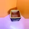 plant/Hand Painted Square Pot 4 in. | Black #STAR40-2-thumbnail