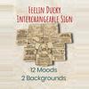 plant/Feelin’ Ducky Interchangeable Desk/Table Sign - GREAT Gift-1-thumbnail