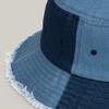 plant/Embroidered Denim Bucket Hat-3-thumbnail