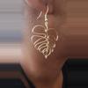 plant/Large Gold Monstera earrings-3-thumbnail
