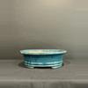plant/10” Glazed Bonsai Pot - Blue Oval-0-thumbnail