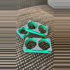 plant/Food & water tray for disposable cups .5oz green and gray-0-thumbnail