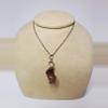 plant/Hickory Hull Necklace 27" Featuring Organic Curves-0-thumbnail