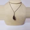 plant/Hickory Hull Necklace 27" Featuring Organic Curves-1-thumbnail