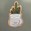 plant/Bum pot logo Magnet-0-thumbnail