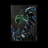 plant/Art Original Painting 5 x 7" Dragon On Archival Paper Halloween Fun Wall-0-thumbnail