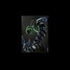 plant/Art Original Painting 5 x 7" Dragon On Archival Paper Halloween Fun Wall-8-thumbnail