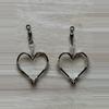 plant/Wire wrapped fishing hook heart pendant-0-thumbnail