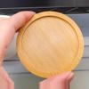 free_shipping/White 2.6" Ceramic Pot with Bamboo Tray-ADD On-4-thumbnail