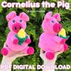 plant/🐷🌽PDF Crochet PATTERN: Cornelius the Pig (This is NOT a physical product!)-0-thumbnail