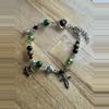 plant/Beaded bracelet with cross and star charm-0-thumbnail