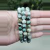 plant/Moss Agate 7in bracelet 8mm beads-0-thumbnail