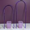 plant/5 pack - 10 inch purple acrylic trellis with pointy ends-0-thumbnail