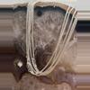 plant/18 inch Silver Chain Necklace Large Round Box Italian Silver-0-thumbnail