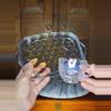 plant/Carnival glass snack plate set-8-thumbnail