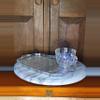 plant/Carnival glass snack plate set-0-thumbnail