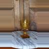 plant/Indiana amber glass Goblet Small-1-thumbnail