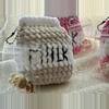 plant/Handmade Chocolate Milk Carton Crochet Plushie with Shaker Charm-3-thumbnail