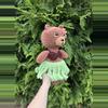 plant/🌸🐻Brown Luau Bear Plushie-2-thumbnail