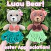 plant/PDF Crochet Pattern: Luau Bear! 🌸🐻 (NOT a physical product!)-0-thumbnail