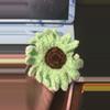 plant/🌸 Plush Green Crochet Flower Buddy – Cute Handmade Gift-0-thumbnail