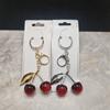 plant/Silvertone Double Cherry Keychain-1-thumbnail